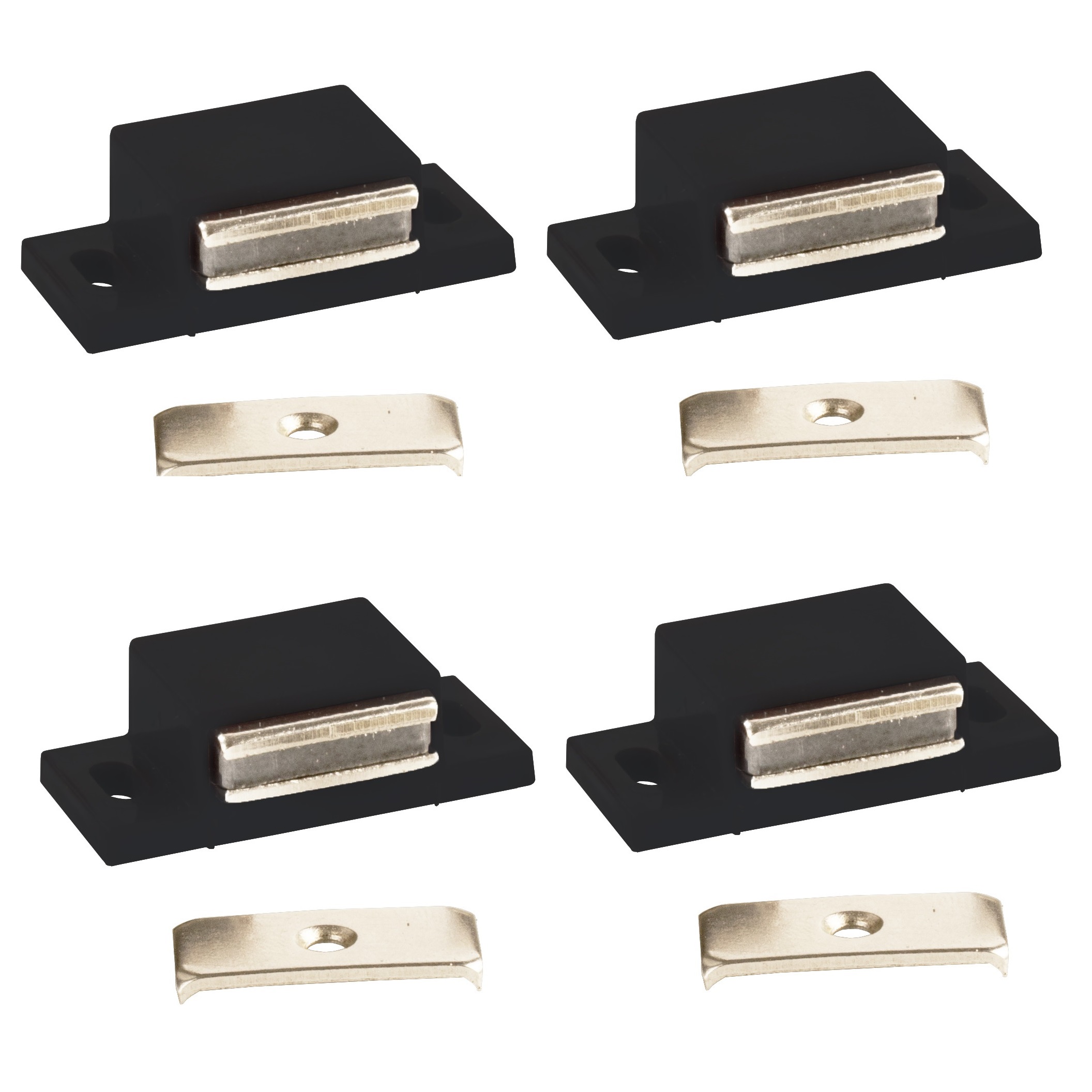 Ferme-porte magnétique en alliage de Zinc, loquet de porte magnétique,  loquet de meubles en métal, vente en gros - AliExpress