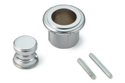 Bouton-pression de haute qualité avec fonction poignée, en laiton, surface : chromée, version : ronde, TLP-CR et TLP-LBM(W). Bouton-pression solide pour caravane, yacht et bien plus encore, par Sugatsune / LAMP® (Japon) – Image 6