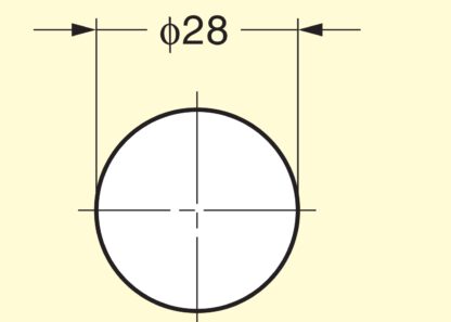 Fermeture à bouton-poussoir de haute qualité avec fonction poignée, en alliage de zinc (ZDC), surface : chromée, finition : ronde, DPL-RO-CR. Bouton-pression solide pour camping-car, caravane et bien plus encore, par Sugatsune / LAMP® (Japon) – Image 5