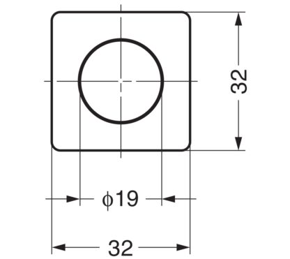 Bouton-pression de haute qualité avec fonction poignée, en alliage de zinc (ZDC), surface : nickelée, satinée mate, finition : carrée, DPL-SQ-SN. Bouton-pression solide pour camping-car, bateau et bien plus encore, par Sugatsune / LAMP® (Japon) – Image 4
