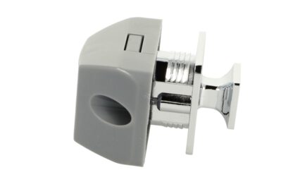 Bouton-pression de haute qualité avec fermeture en douceur et fonction de poignée, en zamak, surface : nickelée, version : carrée, 14.03.065-0. Bouton-pression solide pour caravane, yacht, avion privé et bien plus encore, de SISO Denmark – Image 7