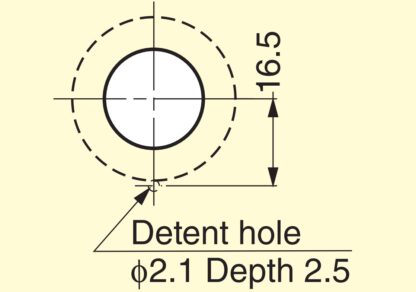 Poignée à bouton-poussoir de haute qualité en alliage de zinc, surface: chromée, 18,8 mm (0,8 ») PK03CR. Serrette solide et élégante de haute qualité en ZDC pour tiroir, meubles de camping-car, bateaux, avions privés et bien plus encore, par Sugatsun – Image 5