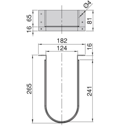 Découpe de siphon incurvée, en plastique, surface : gris anthracite, protection de siphon 3044423. pour meuble sous-vasque, meuble de cuisine, meuble de salle de bain, siphon, drain et bien plus encore, par EMUCA – Image 2