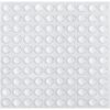 Tampon caoutchouc, tampon élastique transparent, 10 x 3 mm, 3005720. Tampon  de protection en silicone de 100 pièces avec dos auto-adhésif pour porte