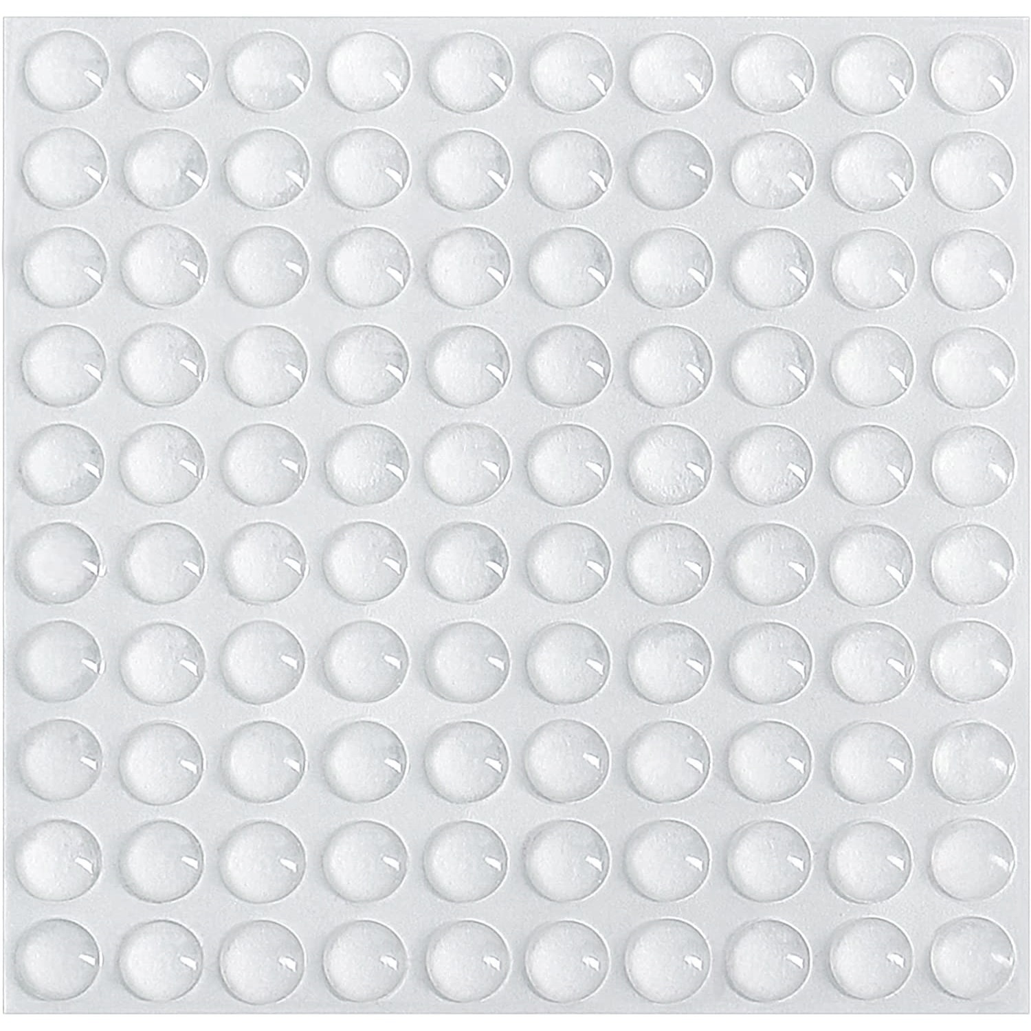 Tampon caoutchouc, tampon élastique transparent, 10 x 3 mm