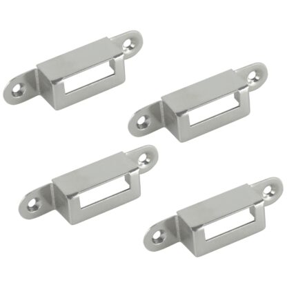Boîte de verrouillage pratique en 4 pièces, en acier, surface : nickelée, 63 mm (2-31/64"), 14.01.500-1.