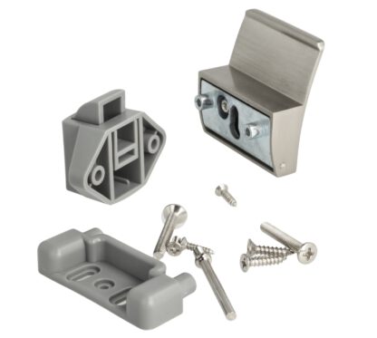 Serrure à pression robuste avec poignée de levage, en zamak, surface : aspect acier inoxydable, design : carrée, 14.03.077-0. Poignée de levage avec serrure autobloquante et fermeture amortie pour caravanes, yachts et bien plus encore, de SISO Denmark – Image 7