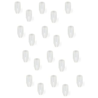 20 manchons d’entraînement robustes adaptés aux vis ⌀3 mm, en nylon (PA), 11 mm (7/16"), 9003620. Manchon d’extension pratique pour le raccordement de meubles, le montage de caissons, le montage sur étagères et bien plus encore, par EMUCA