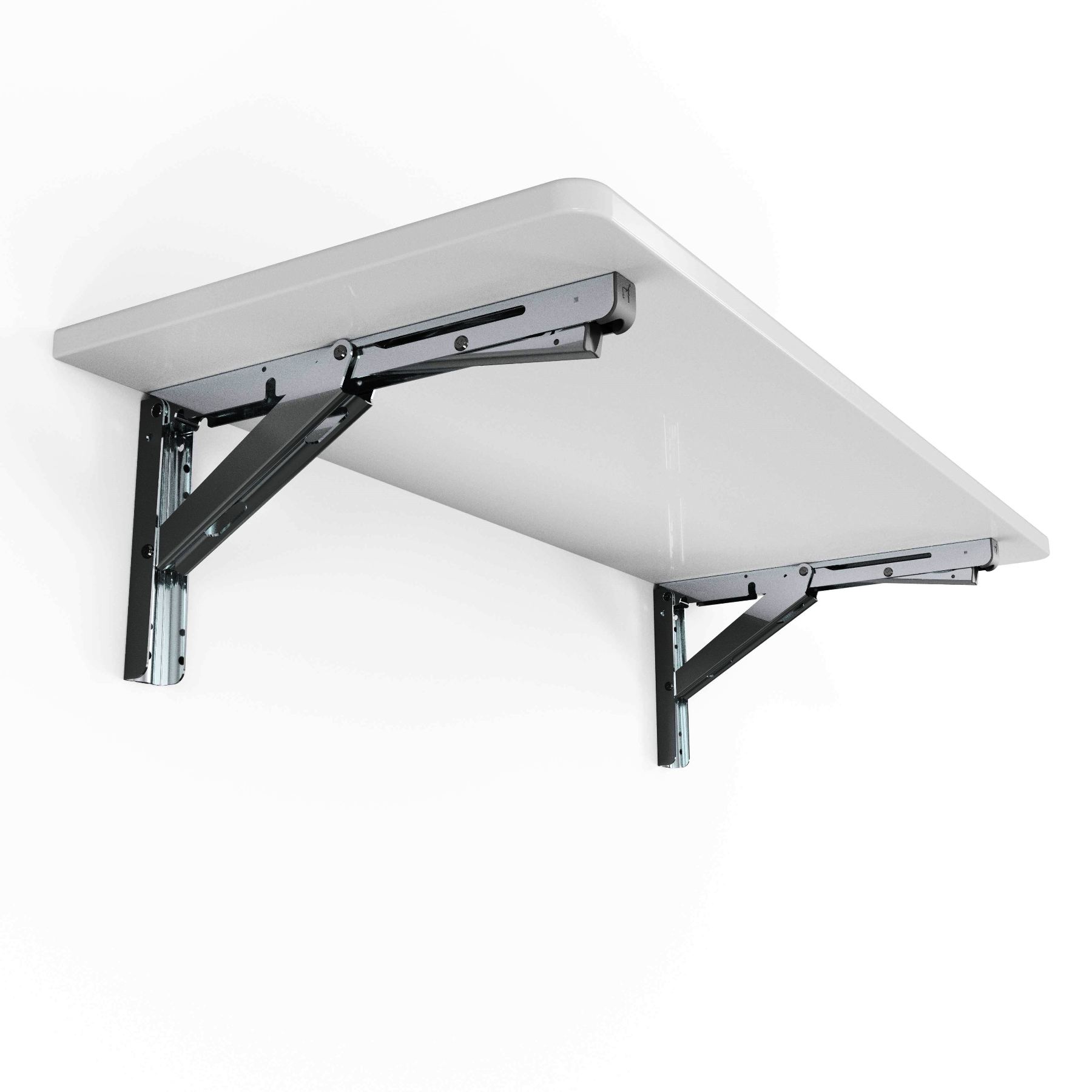 Support pliant de pièce, support mural pliant de 250 / 300 mm, support  pliant robuste support de console pliable noir pour étagère murale de table  100 kg charge
